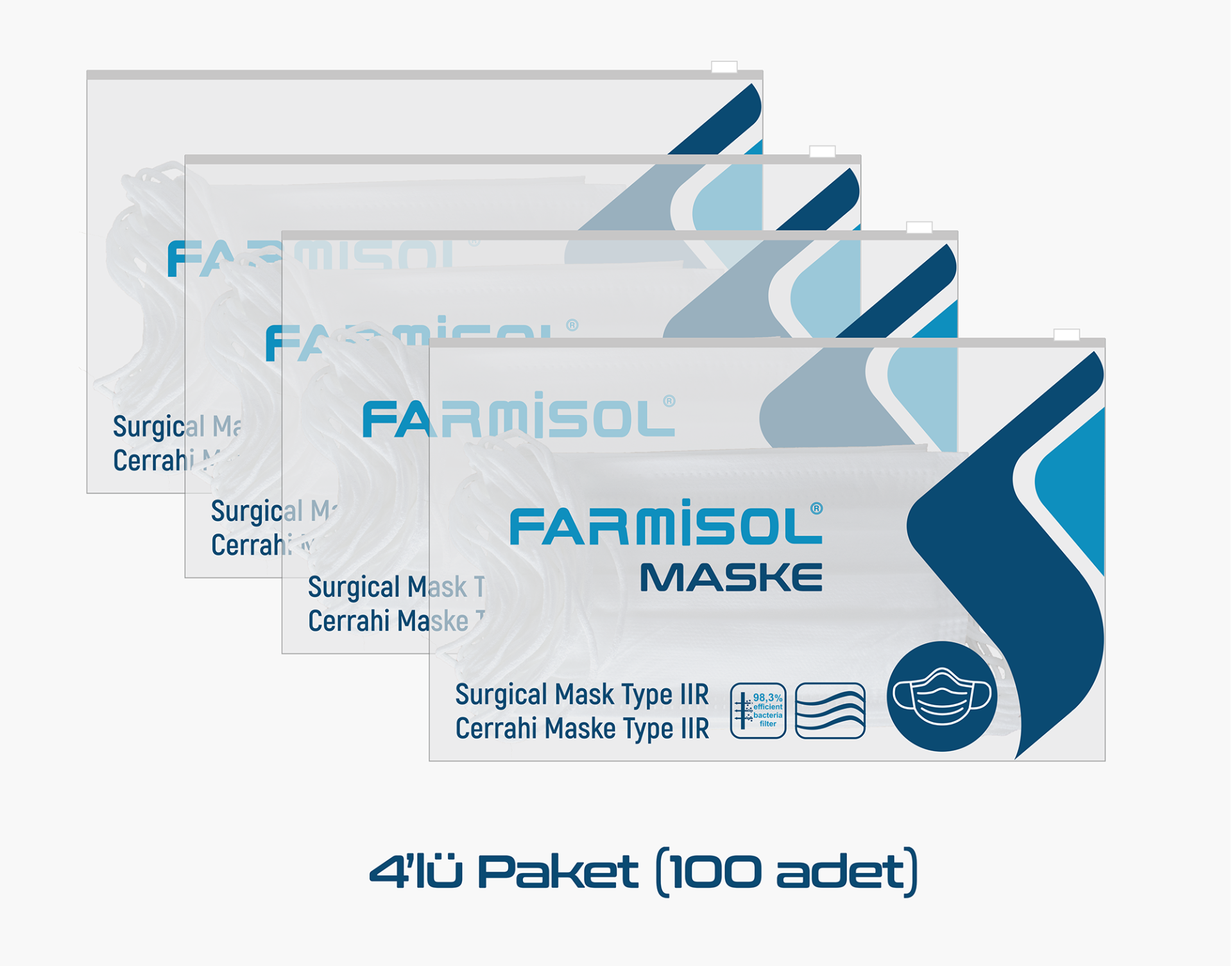 Maske ( 4'lü Paket)