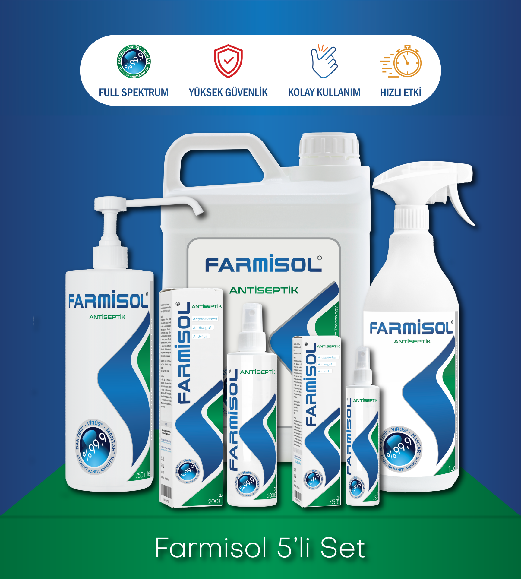 Farmisol Antiseptik 5'li Set