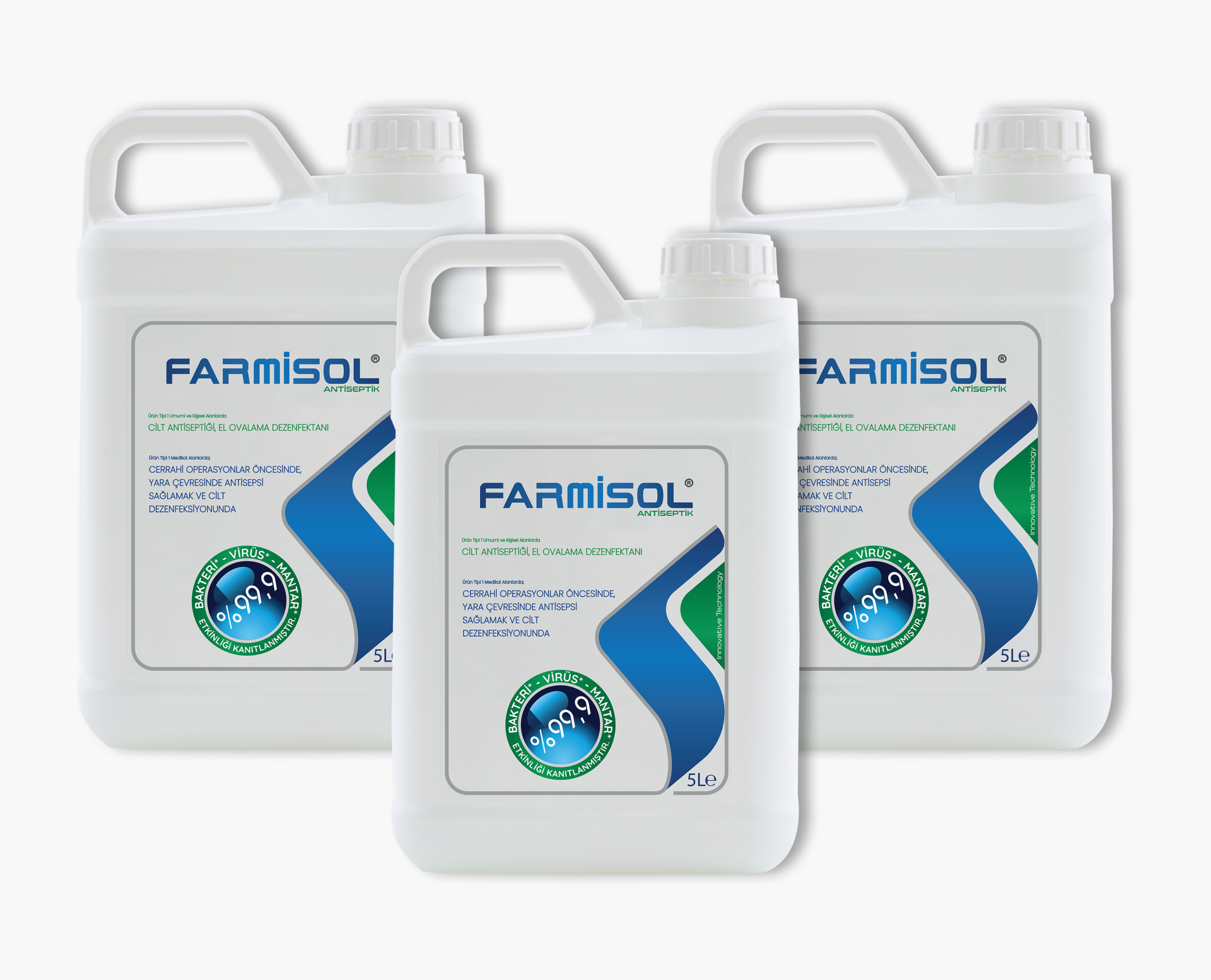 Farmisol Antiseptik 5L 3'lü